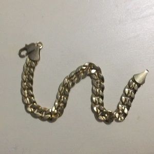 14k gold unisex bracelet